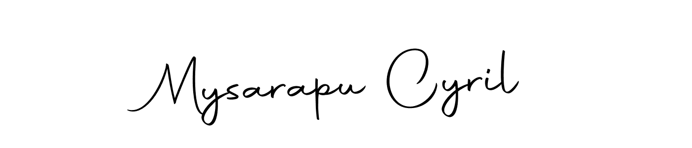 You should practise on your own different ways (Autography-DOLnW) to write your name (Mysarapu Cyril) in signature. don't let someone else do it for you. Mysarapu Cyril signature style 10 images and pictures png