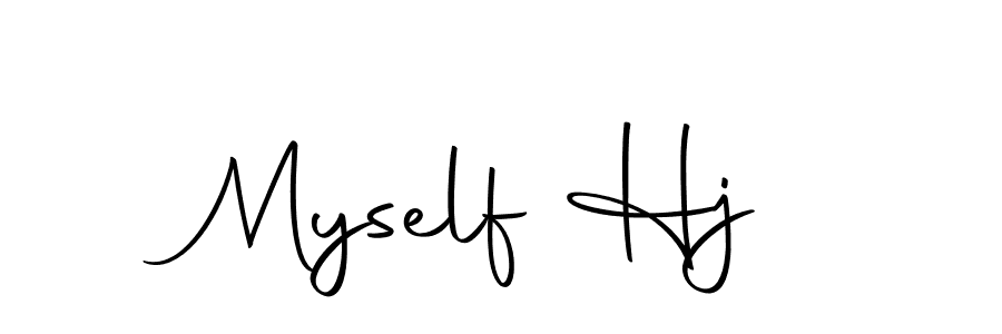 Create a beautiful signature design for name Myself Hj. With this signature (Autography-DOLnW) fonts, you can make a handwritten signature for free. Myself Hj signature style 10 images and pictures png