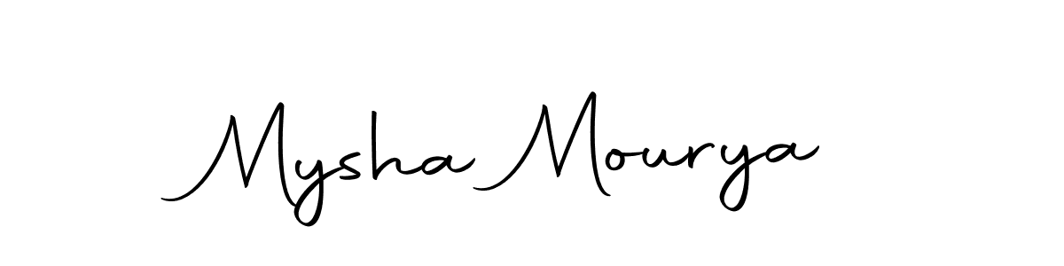 Make a beautiful signature design for name Mysha Mourya. Use this online signature maker to create a handwritten signature for free. Mysha Mourya signature style 10 images and pictures png