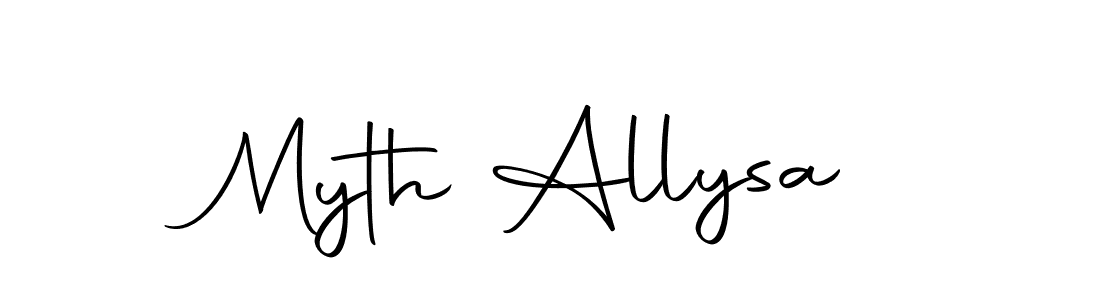 Use a signature maker to create a handwritten signature online. With this signature software, you can design (Autography-DOLnW) your own signature for name Myth Allysa. Myth Allysa signature style 10 images and pictures png