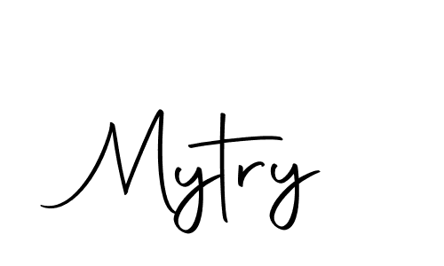Create a beautiful signature design for name Mytry. With this signature (Autography-DOLnW) fonts, you can make a handwritten signature for free. Mytry signature style 10 images and pictures png
