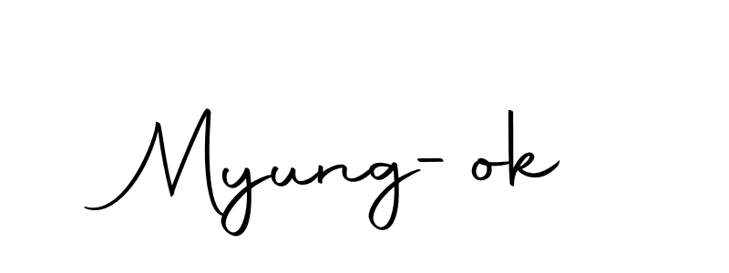 How to make Myung-ok signature? Autography-DOLnW is a professional autograph style. Create handwritten signature for Myung-ok name. Myung-ok signature style 10 images and pictures png