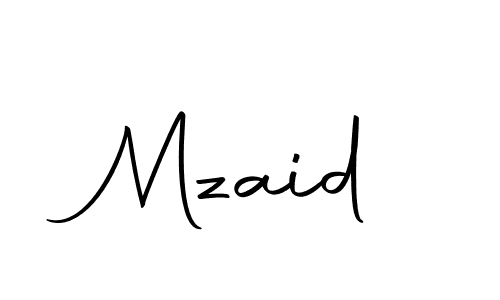 Mzaid stylish signature style. Best Handwritten Sign (Autography-DOLnW) for my name. Handwritten Signature Collection Ideas for my name Mzaid. Mzaid signature style 10 images and pictures png