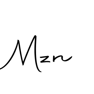 Use a signature maker to create a handwritten signature online. With this signature software, you can design (Autography-DOLnW) your own signature for name Mzn. Mzn signature style 10 images and pictures png