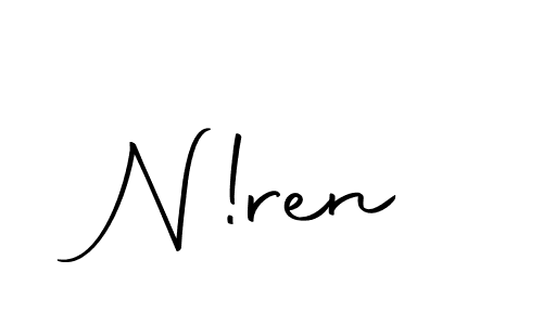 Make a beautiful signature design for name N!ren. With this signature (Autography-DOLnW) style, you can create a handwritten signature for free. N!ren signature style 10 images and pictures png