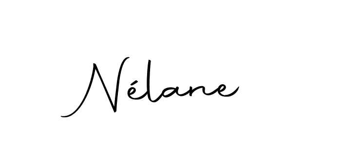 Design your own signature with our free online signature maker. With this signature software, you can create a handwritten (Autography-DOLnW) signature for name Nélane. Nélane signature style 10 images and pictures png