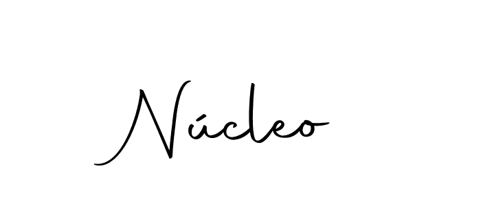 Design your own signature with our free online signature maker. With this signature software, you can create a handwritten (Autography-DOLnW) signature for name Núcleo. Núcleo signature style 10 images and pictures png