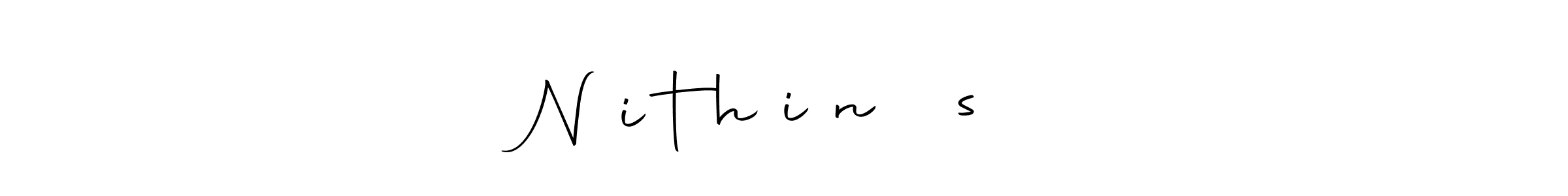 You should practise on your own different ways (Autography-DOLnW) to write your name (N̲i̲t̲h̲i̲n̲ ̲s̲) in signature. don't let someone else do it for you. N̲i̲t̲h̲i̲n̲ ̲s̲ signature style 10 images and pictures png