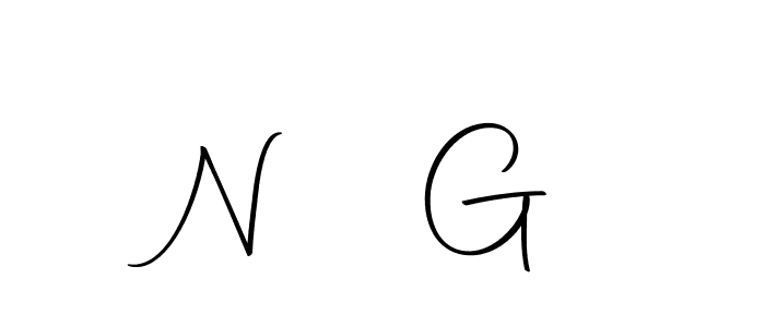 You should practise on your own different ways (Autography-DOLnW) to write your name (N ❤ G) in signature. don't let someone else do it for you. N ❤ G signature style 10 images and pictures png