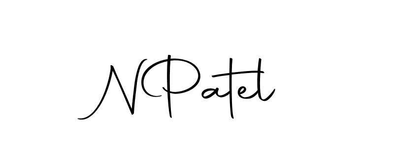 How to Draw N  Patel signature style? Autography-DOLnW is a latest design signature styles for name N  Patel. N  Patel signature style 10 images and pictures png
