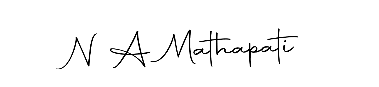 Design your own signature with our free online signature maker. With this signature software, you can create a handwritten (Autography-DOLnW) signature for name N A Mathapati. N A Mathapati signature style 10 images and pictures png