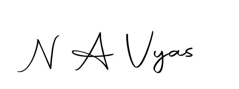Create a beautiful signature design for name N A Vyas. With this signature (Autography-DOLnW) fonts, you can make a handwritten signature for free. N A Vyas signature style 10 images and pictures png