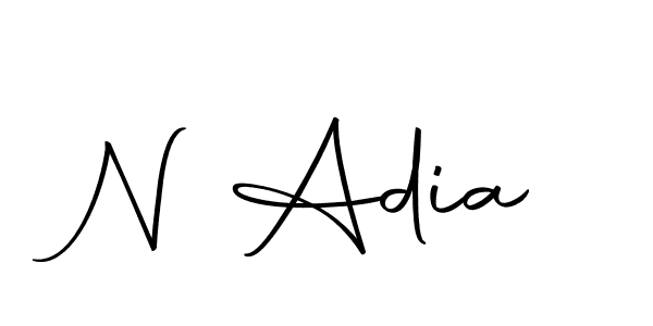 Autography-DOLnW is a professional signature style that is perfect for those who want to add a touch of class to their signature. It is also a great choice for those who want to make their signature more unique. Get N Adia name to fancy signature for free. N Adia signature style 10 images and pictures png