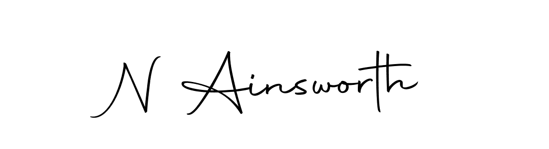Make a beautiful signature design for name N Ainsworth. Use this online signature maker to create a handwritten signature for free. N Ainsworth signature style 10 images and pictures png