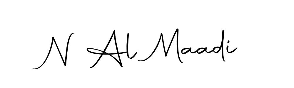 Also we have N Al Maadi name is the best signature style. Create professional handwritten signature collection using Autography-DOLnW autograph style. N Al Maadi signature style 10 images and pictures png
