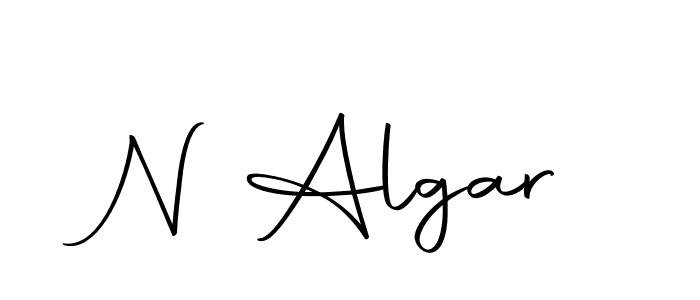 How to make N Algar signature? Autography-DOLnW is a professional autograph style. Create handwritten signature for N Algar name. N Algar signature style 10 images and pictures png