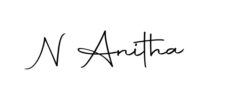 How to make N Anitha signature? Autography-DOLnW is a professional autograph style. Create handwritten signature for N Anitha name. N Anitha signature style 10 images and pictures png