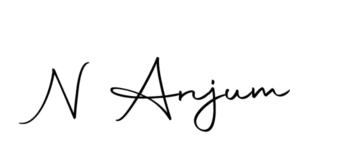 Best and Professional Signature Style for N Anjum. Autography-DOLnW Best Signature Style Collection. N Anjum signature style 10 images and pictures png