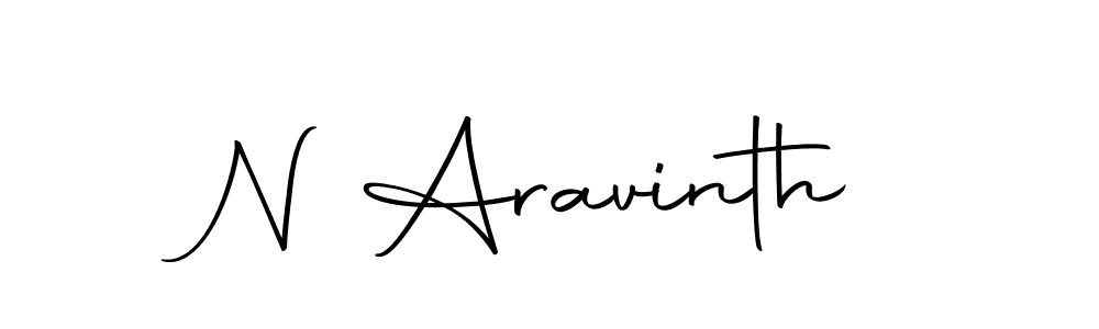 Make a beautiful signature design for name N Aravinth. With this signature (Autography-DOLnW) style, you can create a handwritten signature for free. N Aravinth signature style 10 images and pictures png