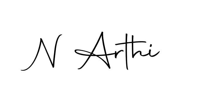 You should practise on your own different ways (Autography-DOLnW) to write your name (N Arthi) in signature. don't let someone else do it for you. N Arthi signature style 10 images and pictures png