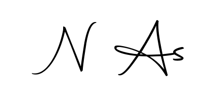 Style your name N As with confidence using Autography-DOLnW signature design. Simple, elegant, and ready for immediate document use. N As signature style 10 images and pictures png