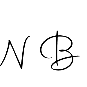 How to make N B name signature. Use Autography-DOLnW style for creating short signs online. This is the latest handwritten sign. N B signature style 10 images and pictures png