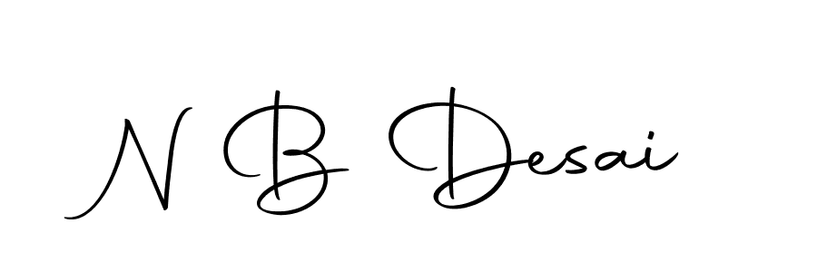 The best way (Autography-DOLnW) to make a short signature is to pick only two or three words in your name. The name N B Desai include a total of six letters. For converting this name. N B Desai signature style 10 images and pictures png