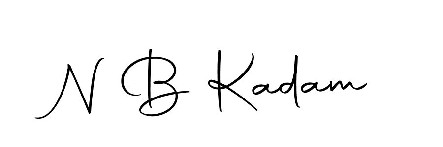 Similarly Autography-DOLnW is the best handwritten signature design. Signature creator online .You can use it as an online autograph creator for name N B Kadam. N B Kadam signature style 10 images and pictures png