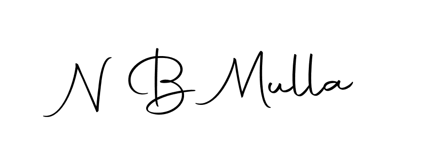 You should practise on your own different ways (Autography-DOLnW) to write your name (N B Mulla) in signature. don't let someone else do it for you. N B Mulla signature style 10 images and pictures png