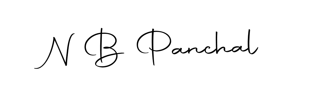 Design your own signature with our free online signature maker. With this signature software, you can create a handwritten (Autography-DOLnW) signature for name N B Panchal. N B Panchal signature style 10 images and pictures png
