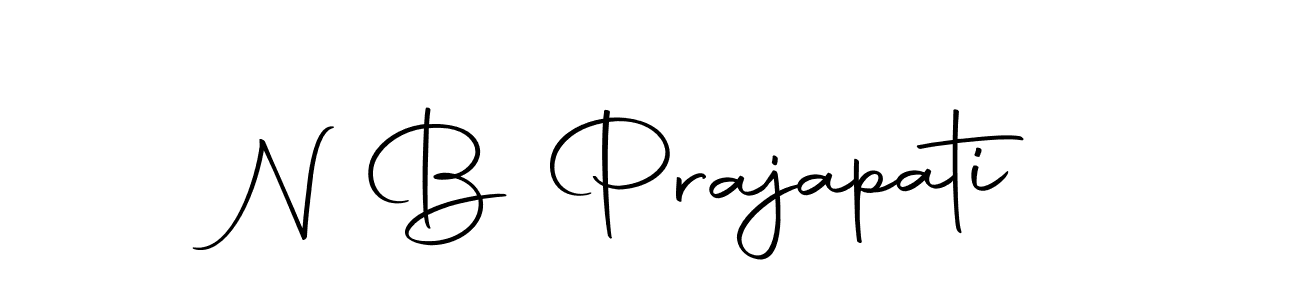 Also we have N B Prajapati name is the best signature style. Create professional handwritten signature collection using Autography-DOLnW autograph style. N B Prajapati signature style 10 images and pictures png