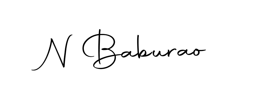 Also we have N Baburao name is the best signature style. Create professional handwritten signature collection using Autography-DOLnW autograph style. N Baburao signature style 10 images and pictures png