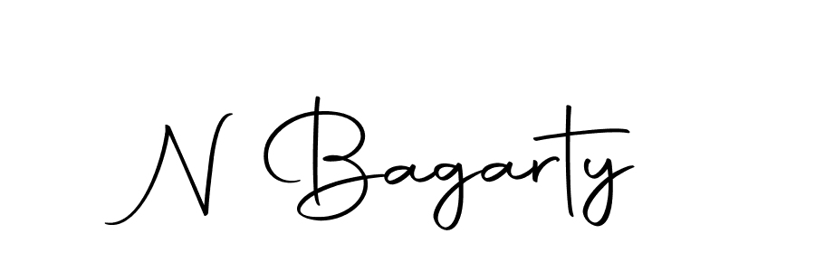 N Bagarty stylish signature style. Best Handwritten Sign (Autography-DOLnW) for my name. Handwritten Signature Collection Ideas for my name N Bagarty. N Bagarty signature style 10 images and pictures png