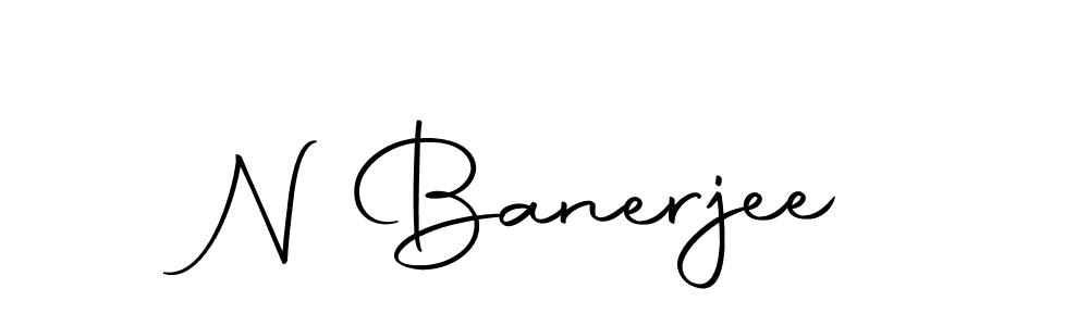 How to make N Banerjee signature? Autography-DOLnW is a professional autograph style. Create handwritten signature for N Banerjee name. N Banerjee signature style 10 images and pictures png