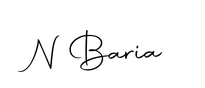 Make a beautiful signature design for name N Baria. Use this online signature maker to create a handwritten signature for free. N Baria signature style 10 images and pictures png