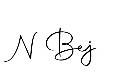 This is the best signature style for the N Bej name. Also you like these signature font (Autography-DOLnW). Mix name signature. N Bej signature style 10 images and pictures png