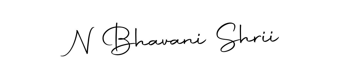 Use a signature maker to create a handwritten signature online. With this signature software, you can design (Autography-DOLnW) your own signature for name N Bhavani Shrii. N Bhavani Shrii signature style 10 images and pictures png