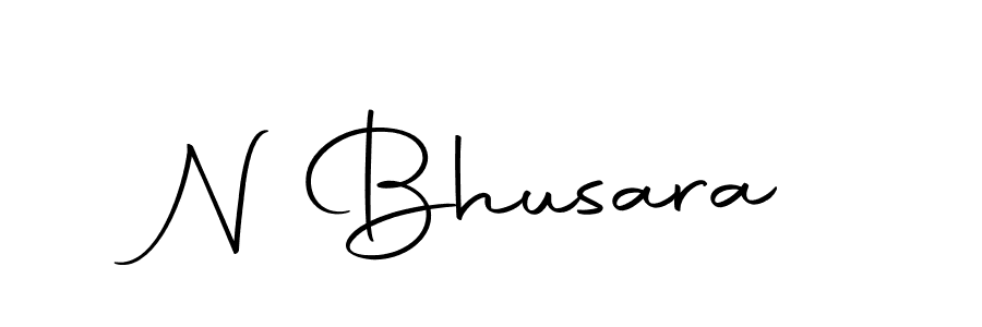 Make a beautiful signature design for name N Bhusara. Use this online signature maker to create a handwritten signature for free. N Bhusara signature style 10 images and pictures png