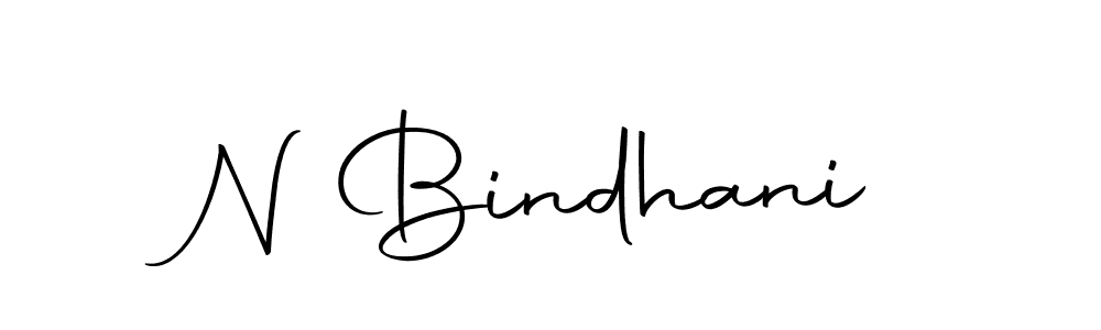 Make a beautiful signature design for name N Bindhani. Use this online signature maker to create a handwritten signature for free. N Bindhani signature style 10 images and pictures png