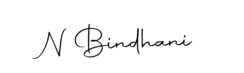 How to make N Bindhani signature? Autography-DOLnW is a professional autograph style. Create handwritten signature for N Bindhani name. N Bindhani signature style 10 images and pictures png