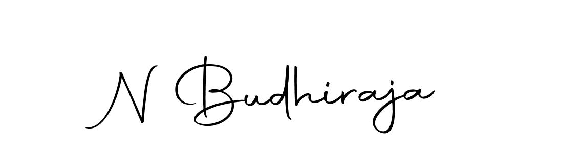 How to make N Budhiraja name signature. Use Autography-DOLnW style for creating short signs online. This is the latest handwritten sign. N Budhiraja signature style 10 images and pictures png