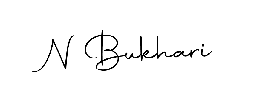 Use a signature maker to create a handwritten signature online. With this signature software, you can design (Autography-DOLnW) your own signature for name N Bukhari. N Bukhari signature style 10 images and pictures png