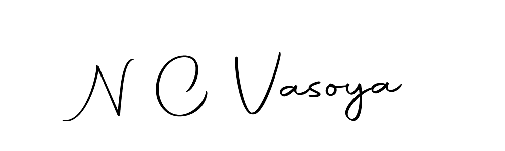 Here are the top 10 professional signature styles for the name N C Vasoya. These are the best autograph styles you can use for your name. N C Vasoya signature style 10 images and pictures png