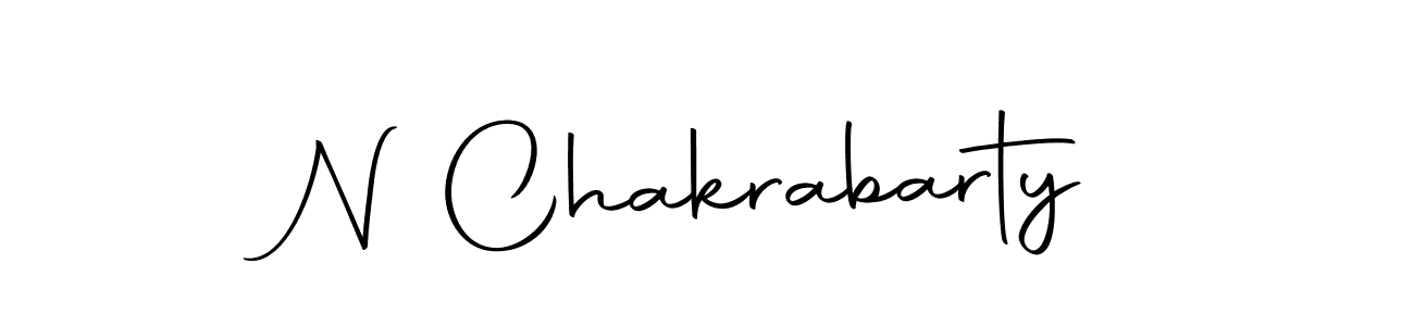 Make a beautiful signature design for name N Chakrabarty. With this signature (Autography-DOLnW) style, you can create a handwritten signature for free. N Chakrabarty signature style 10 images and pictures png