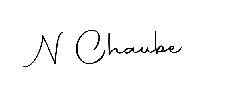 Design your own signature with our free online signature maker. With this signature software, you can create a handwritten (Autography-DOLnW) signature for name N Chaube. N Chaube signature style 10 images and pictures png