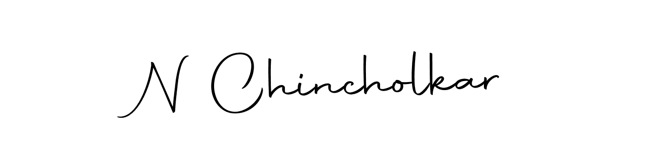 Design your own signature with our free online signature maker. With this signature software, you can create a handwritten (Autography-DOLnW) signature for name N Chincholkar. N Chincholkar signature style 10 images and pictures png