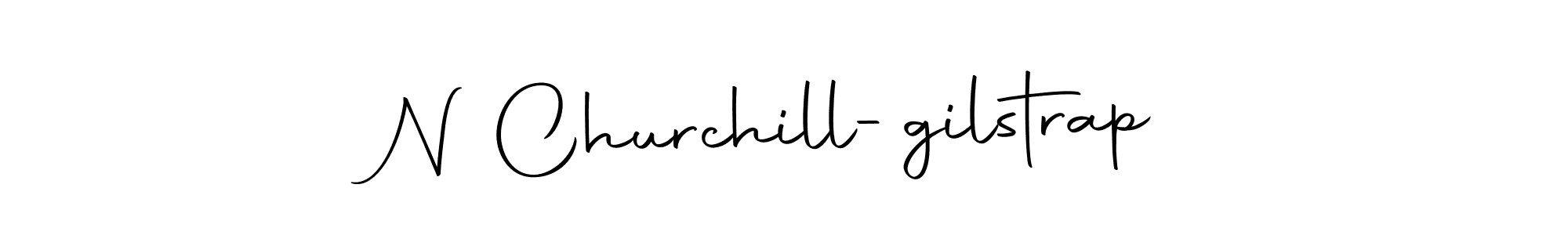 Design your own signature with our free online signature maker. With this signature software, you can create a handwritten (Autography-DOLnW) signature for name N Churchill-gilstrap. N Churchill-gilstrap signature style 10 images and pictures png