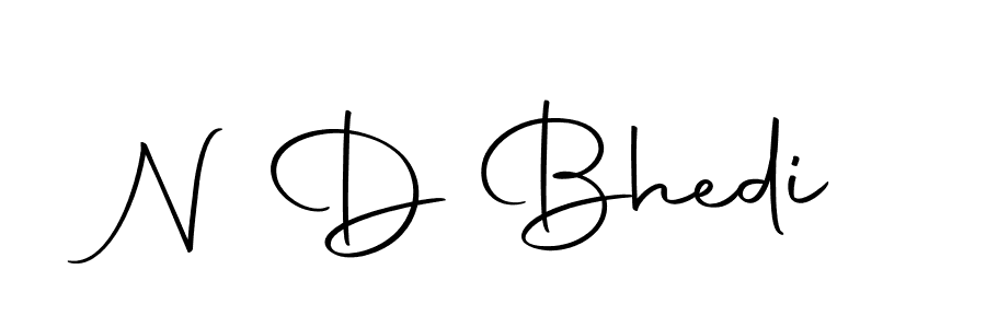 Similarly Autography-DOLnW is the best handwritten signature design. Signature creator online .You can use it as an online autograph creator for name N D Bhedi. N D Bhedi signature style 10 images and pictures png