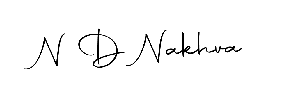 You should practise on your own different ways (Autography-DOLnW) to write your name (N D Nakhva) in signature. don't let someone else do it for you. N D Nakhva signature style 10 images and pictures png
