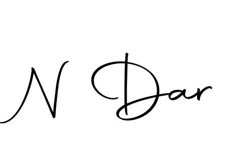 Create a beautiful signature design for name N Dar. With this signature (Autography-DOLnW) fonts, you can make a handwritten signature for free. N Dar signature style 10 images and pictures png